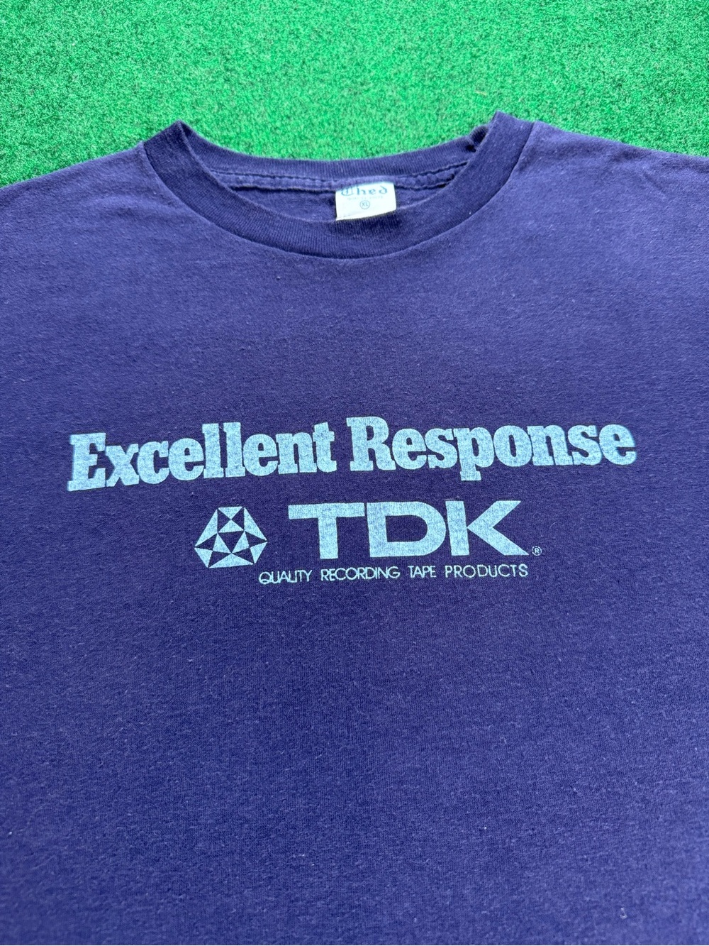 Vintage 70s 80s TDK Blank Tape Promo T-shirt, Rare VHS Cassette Movie Nerd XL